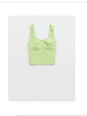 AERIE corset cropped tank top